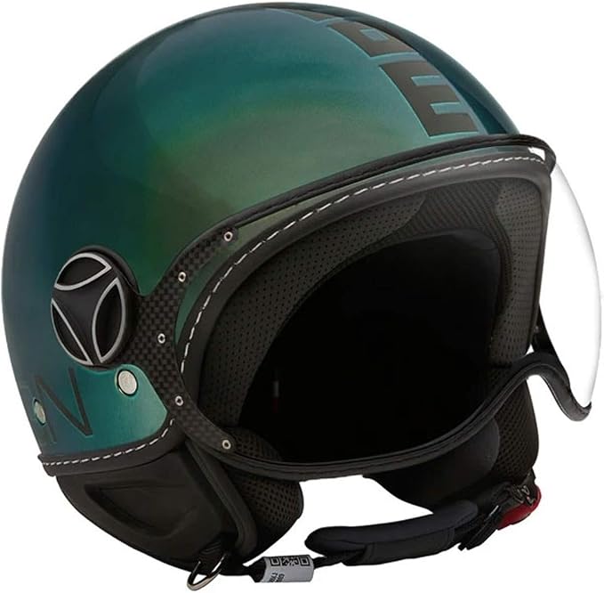 Momo CASCO CLS POP GREEN GLOSS/BLUE M : Amazon.it: Auto e Moto