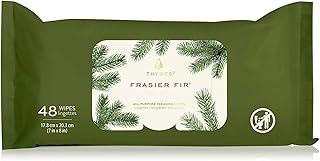 Frasier Fir All-Purpose Cleaning Wipes – Multi-Purpose Cleaning Wipes – Safe for Countertops, Walls, and Other Non-Porous Surfaces – Cruelty Free Surface Wipes (1 Pack of 48 Wipes)