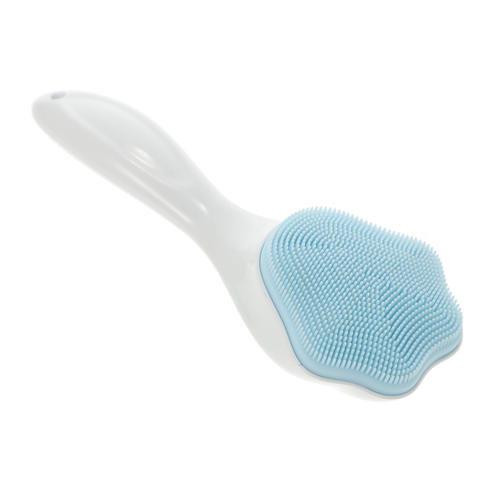 PartyKindom Long Handle Silicone Facial Brush Cat Paw Gentle and Safe Cleansing Tool for Skin Care