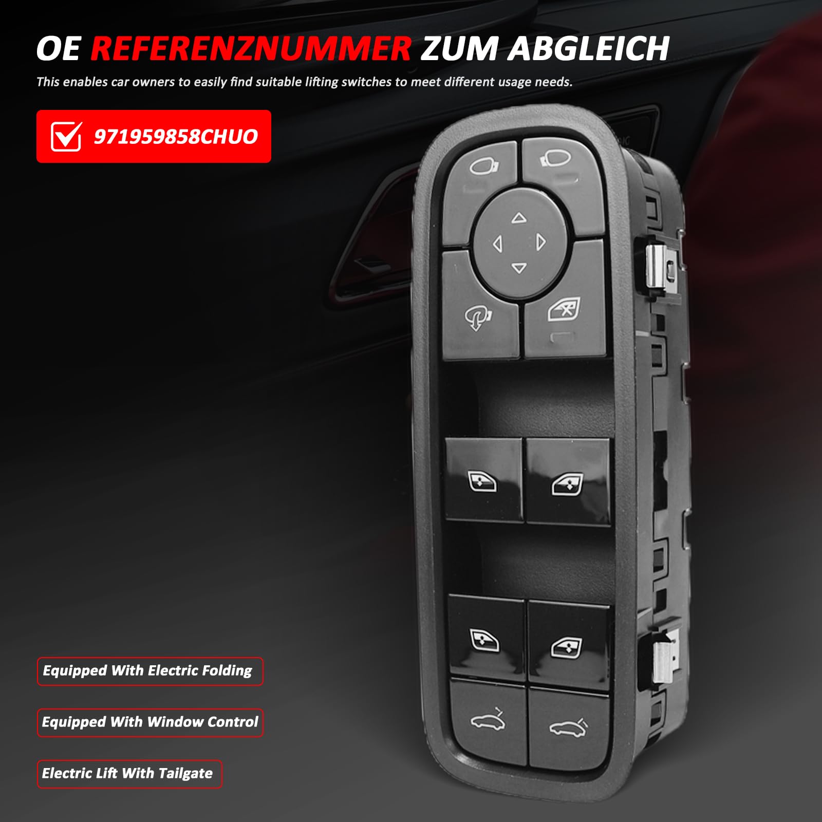 Amazon.com: Bomunik Front Left Power Window Switch 2016-2023