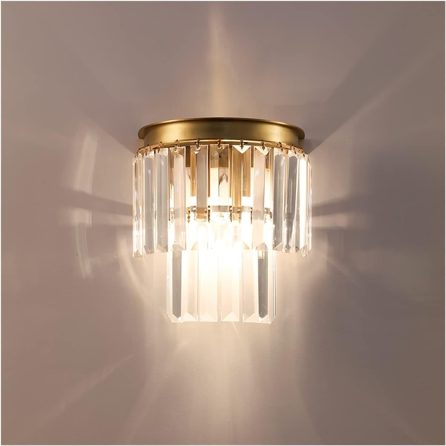 Cwcqgh Light Wall Lamp Luxurious Style Aisle Corridor Luxury All Copper Decorative