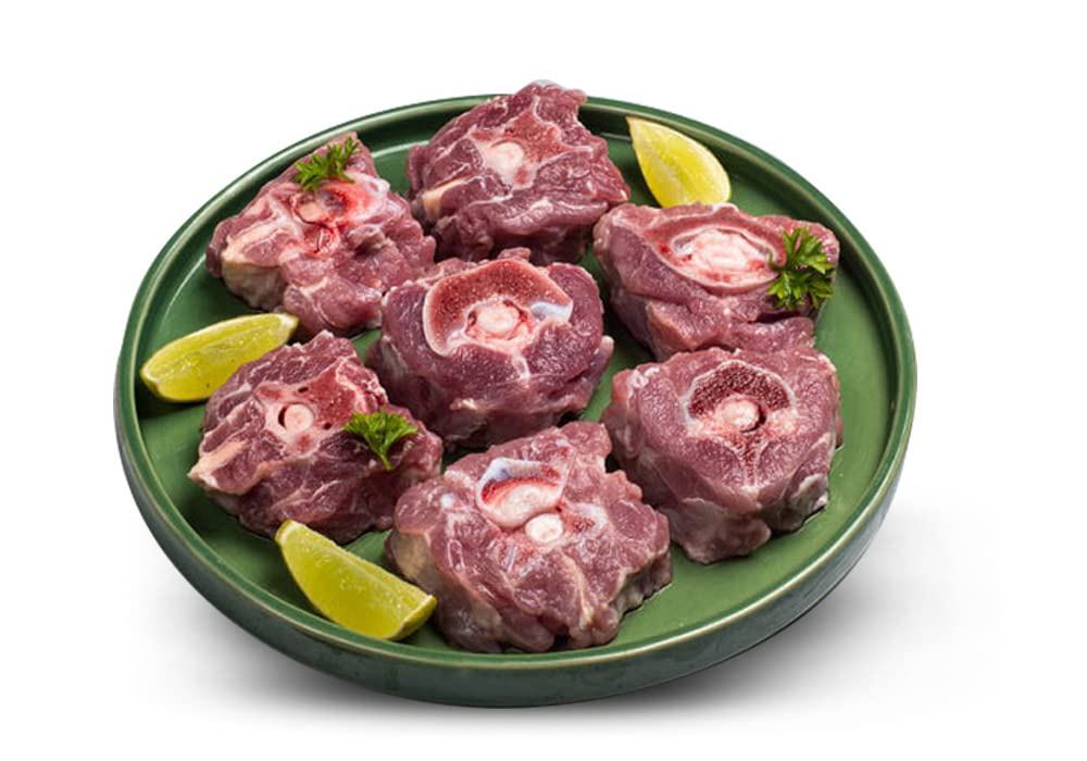 FreshToHome Premium Goat Neck Steak | 480g to 500g Pack | Fresh | Never Frozen-image-31