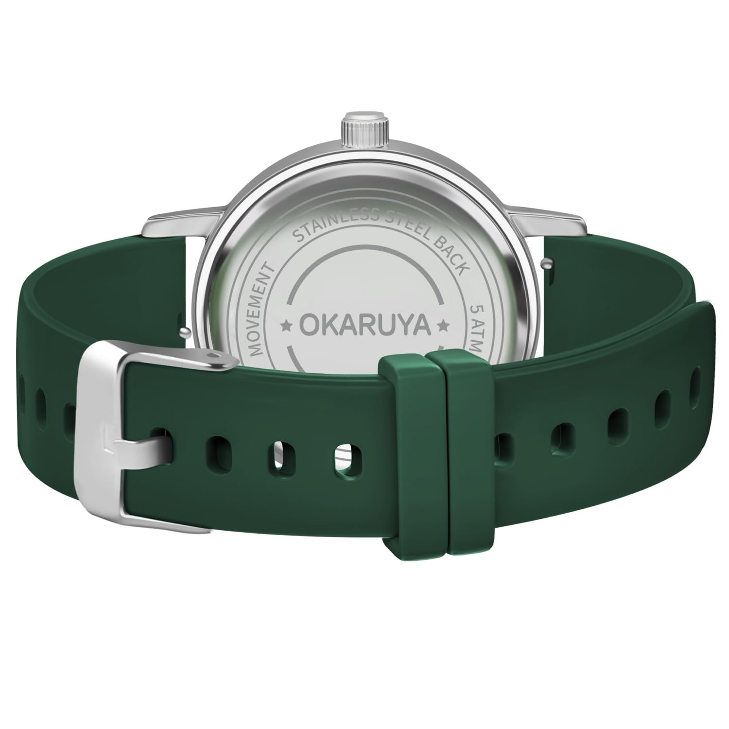 Relojes para niños, reloj de aprendizaje para niños, diana para niños pequeños, tiempo de aprendizaje y hora fácil de leer, reloj analógico para niños y niñas de 3 a 11 años, color verde