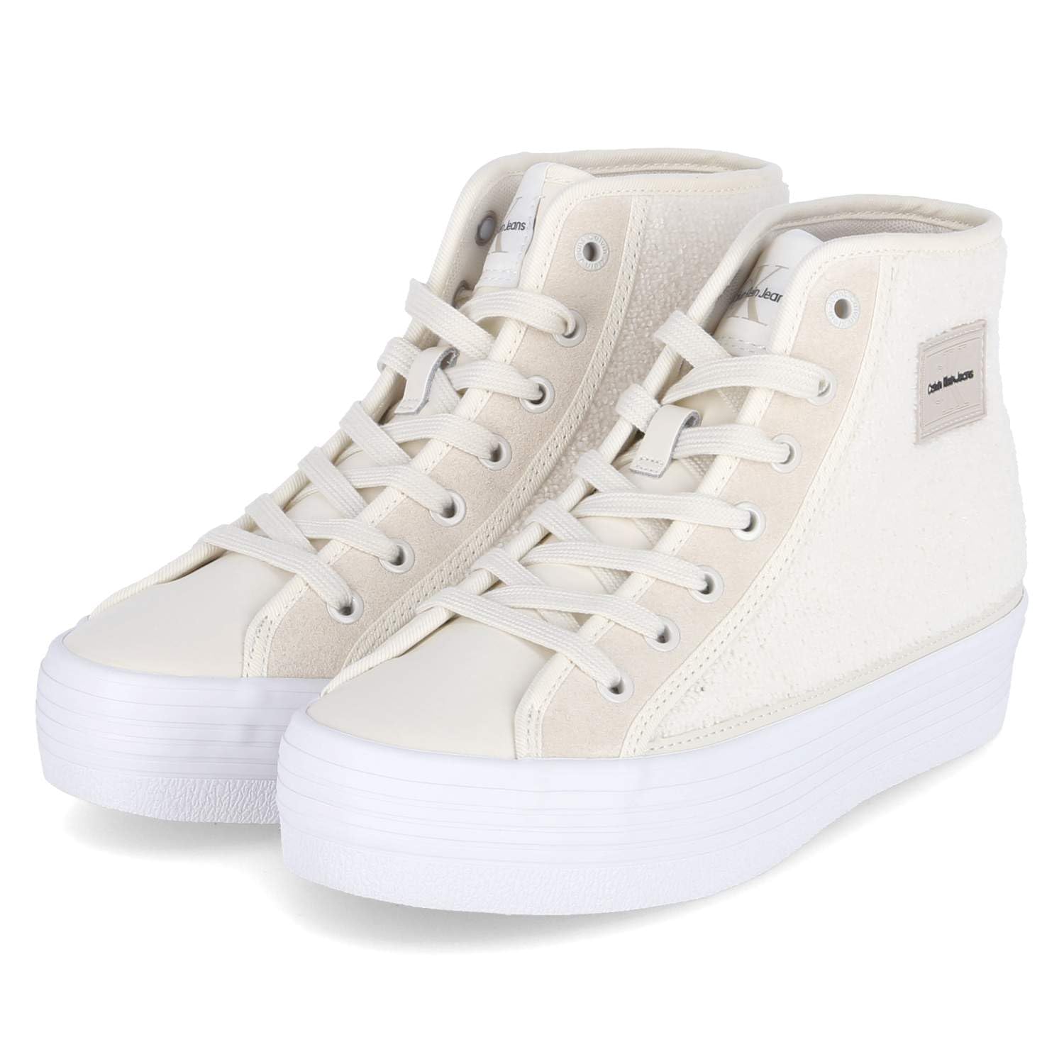 Calvin Klein Jeans Bold Vulc Flatf High T Ml Fad Yw0yw01320, Zapatilla Vulcanizada Mujer