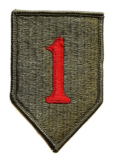 topt mili veritable ecusson us Army 1 armée de Terre USA 9,5x6cm Vietnam