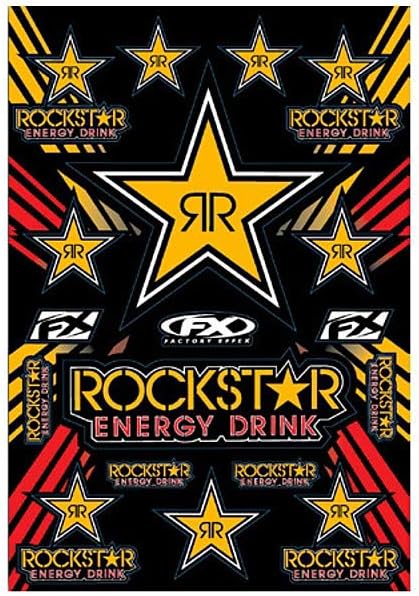 Rockstar Mylar Sticker KIT
