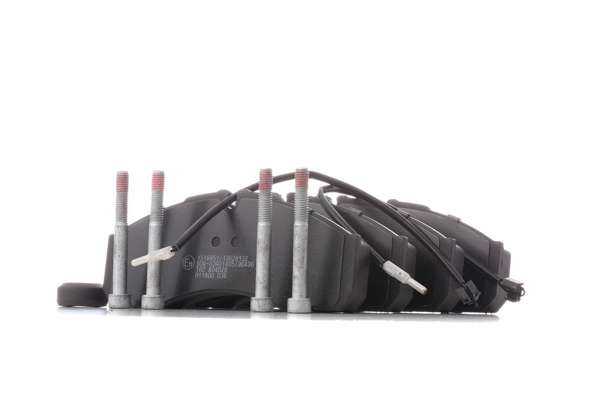 RIDEX 402B1015 Juego para eje Juego de pastillas de freno Delantero Compatible con CITROËN C4 II Hatchback NC