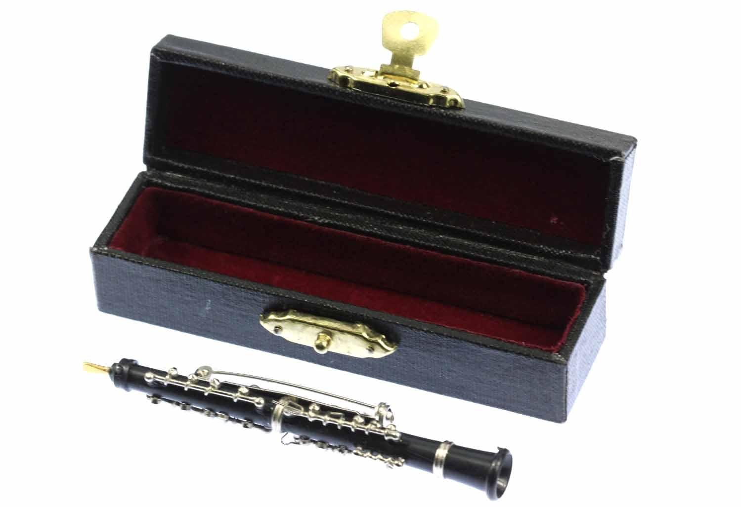 Spilla A Forma Di Oboe Miniblings - Con Valvole A Farfalla In Metallo, Consegnata In Scatola Di Legno, Ideale Per Musicisti E Appassionati