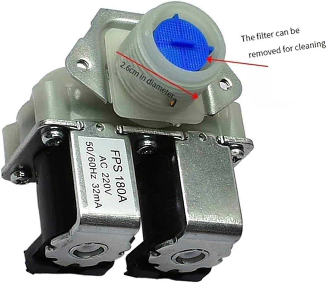 Washer Water Inlet Valve Replacement Accessories ，Compatible for LG，Midea，Little ，Swan，Haier，Washing Machine Parts