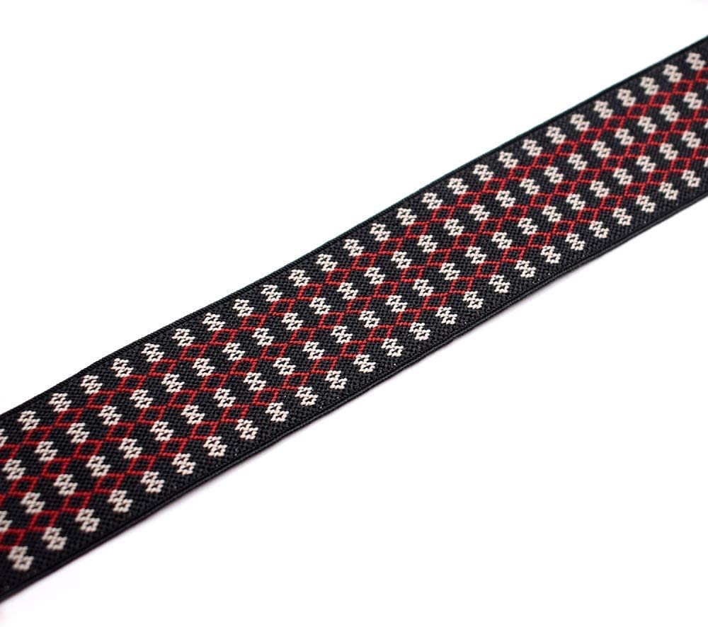 Tirantes for pantalones de hombre, Tirantes en forma de X for hombre Clips de metal fuertes Tirantes jacquard de tartán for hombre 6 clips Y-Back Elástico ajustable Tirantes duraderos for hombre Tiran