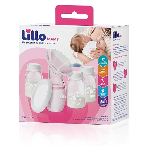 KIT COLETOR DE LEITE MATERNO LILLO MAMY