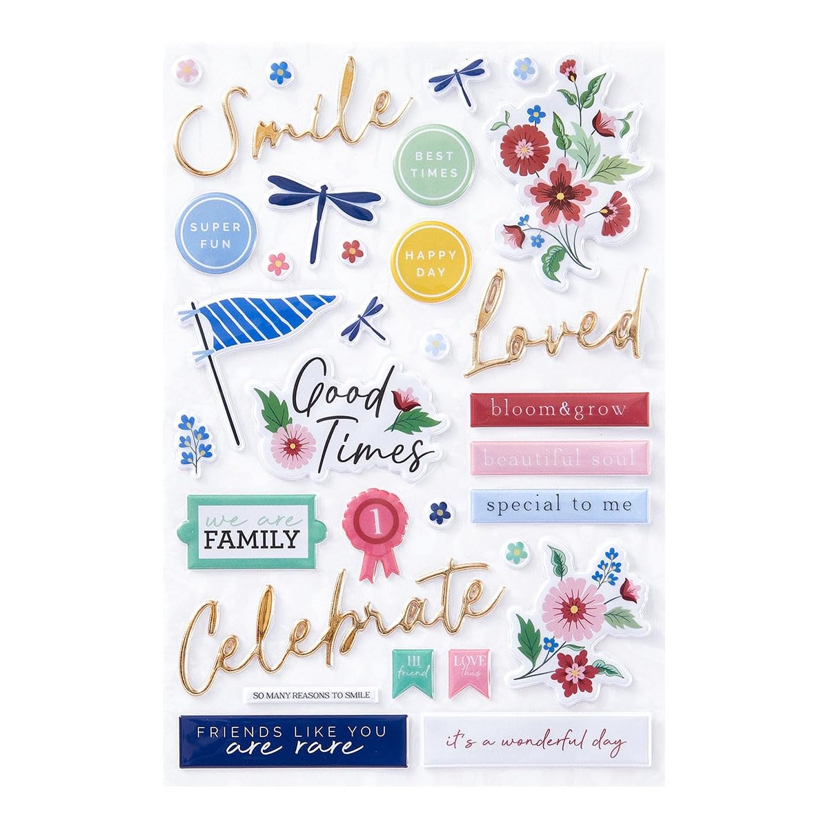 Spellbinders Puffy Stickers from Rosie's Studio-Bayfair