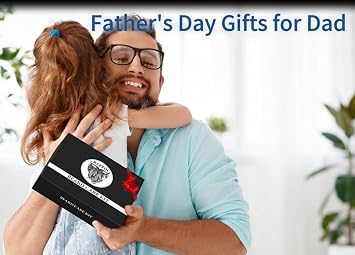 Dad Gifts - Beard Kit with Beard Oil, Balm, Brush, Comb & Bonus Keychain, Men's Self-care Set & Constant Keepsake, Fathers Day & Birthday Gift for Daddy/Papa, Dad Day Gifts from Kids Daughter Son