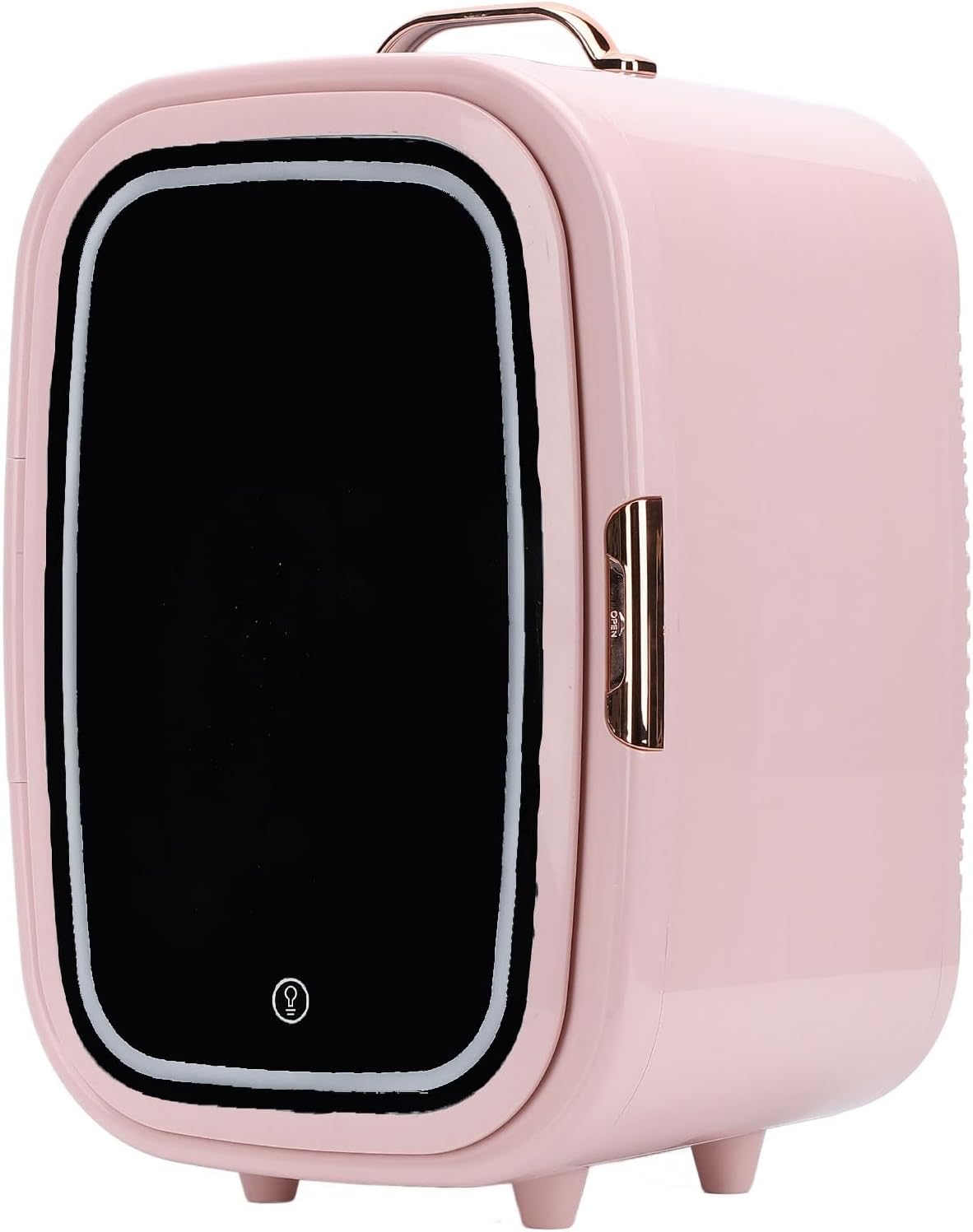 Haofy 15L Car Refrigerator Compact Lightweight Cold Heat Dual Use for Cars, Coolers for Beverage Makeup Beauty Skin Care Cosmetics (US Plug 110V)