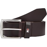 Tommy Hilfiger Uomo Cintura New Denton 4.0 Belt Cintura in Pelle