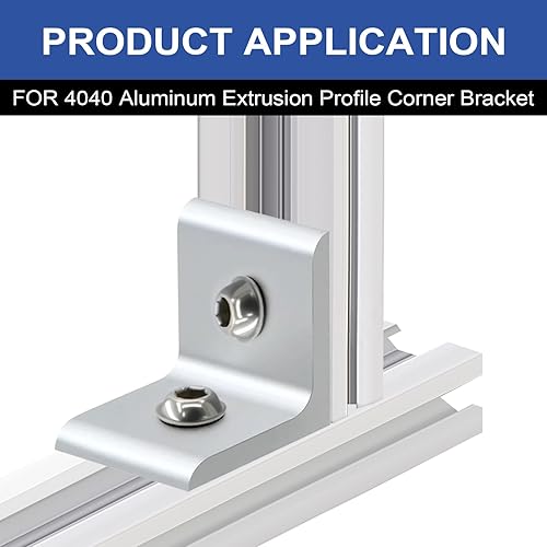 Miniatura 321 de 10 unids 2020 placa de extrusión de aluminio conector esquina L soporte 8020 V ranura hardware ranura T accesorios con tuercas en T y tornillos
