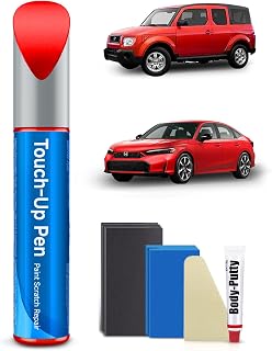 R-513 Rallye Red Touch Up Paint Kit Compatible with Honda Exact Match Car Scratch Repair Touch Up Paint Kit