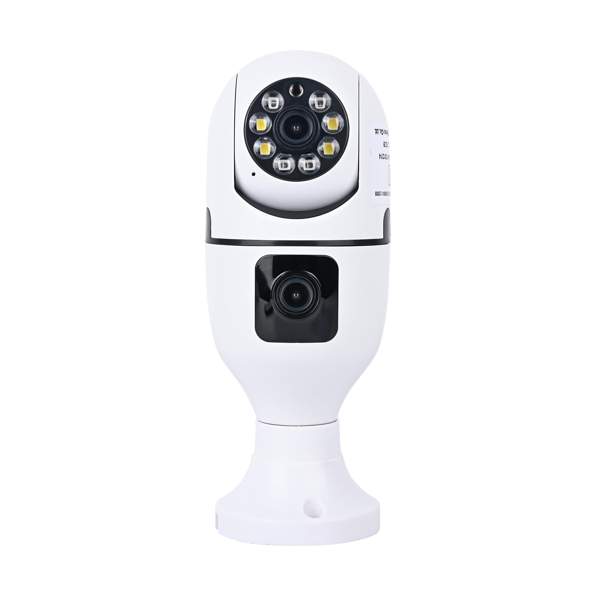 Wi-Fi Outdoor CCTV Smart Camera 5MP with Color Night Vision, Motion Tracking, Two Way Talk and Multi Users View for Smart Home Office Monitoring (Dual Lens Bulb Camera)-image-40