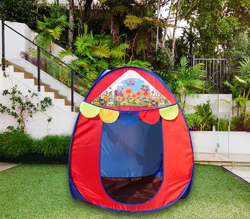 Image of Homecute Igloo Type Foldable Popup Small Size Kid's Toys Play Tent House for Indoor & Outdoor, Suitable for 1 Year to 6 Years (Small Size Multicolour)