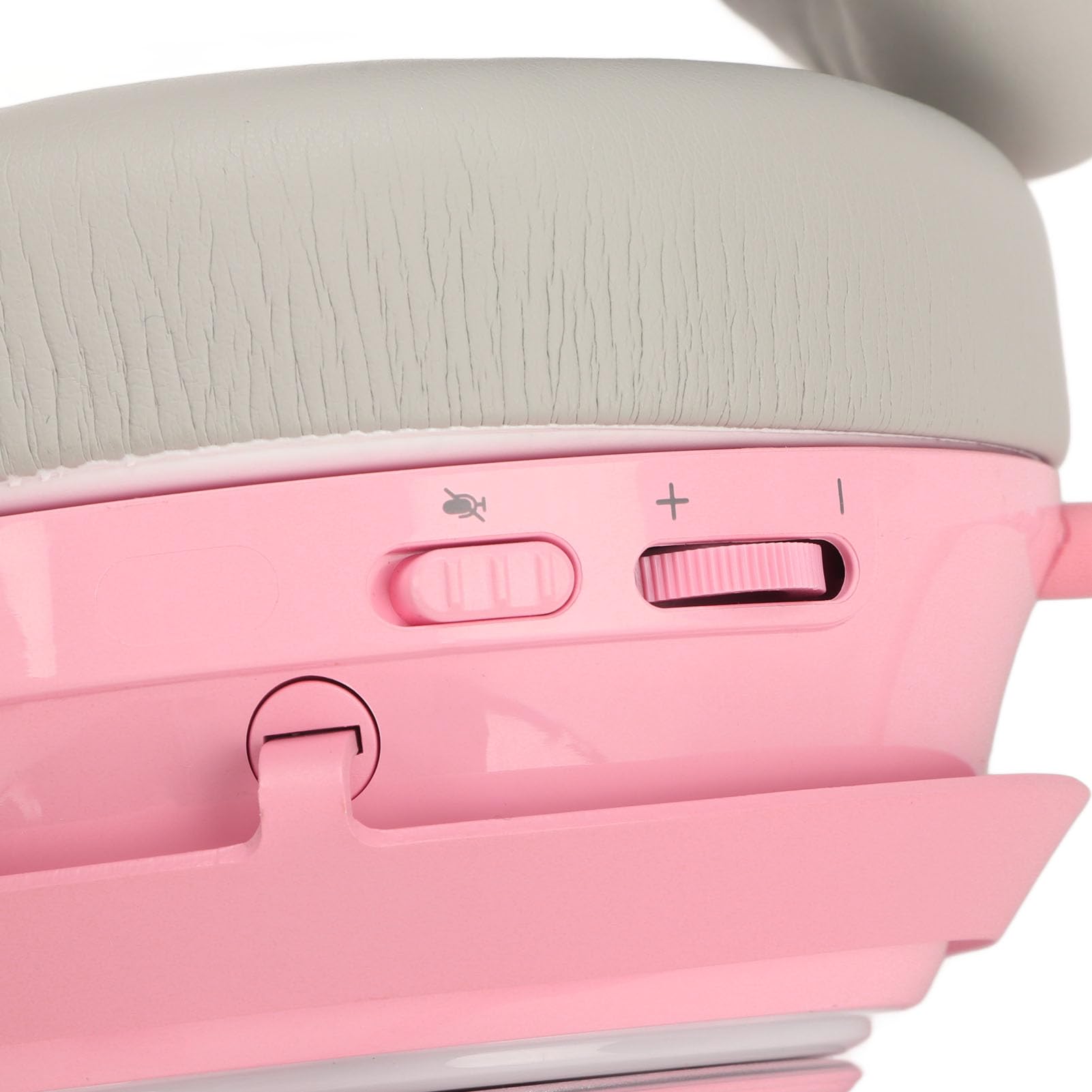 Annadue Zestaw Słuchawkowy z Uszami Kota, Ergonomiczne Słuchawki do Gier z 8 Kolorowymi światłami RGB, 3 Efektami Dźwiękowymi, do Laptopa PC