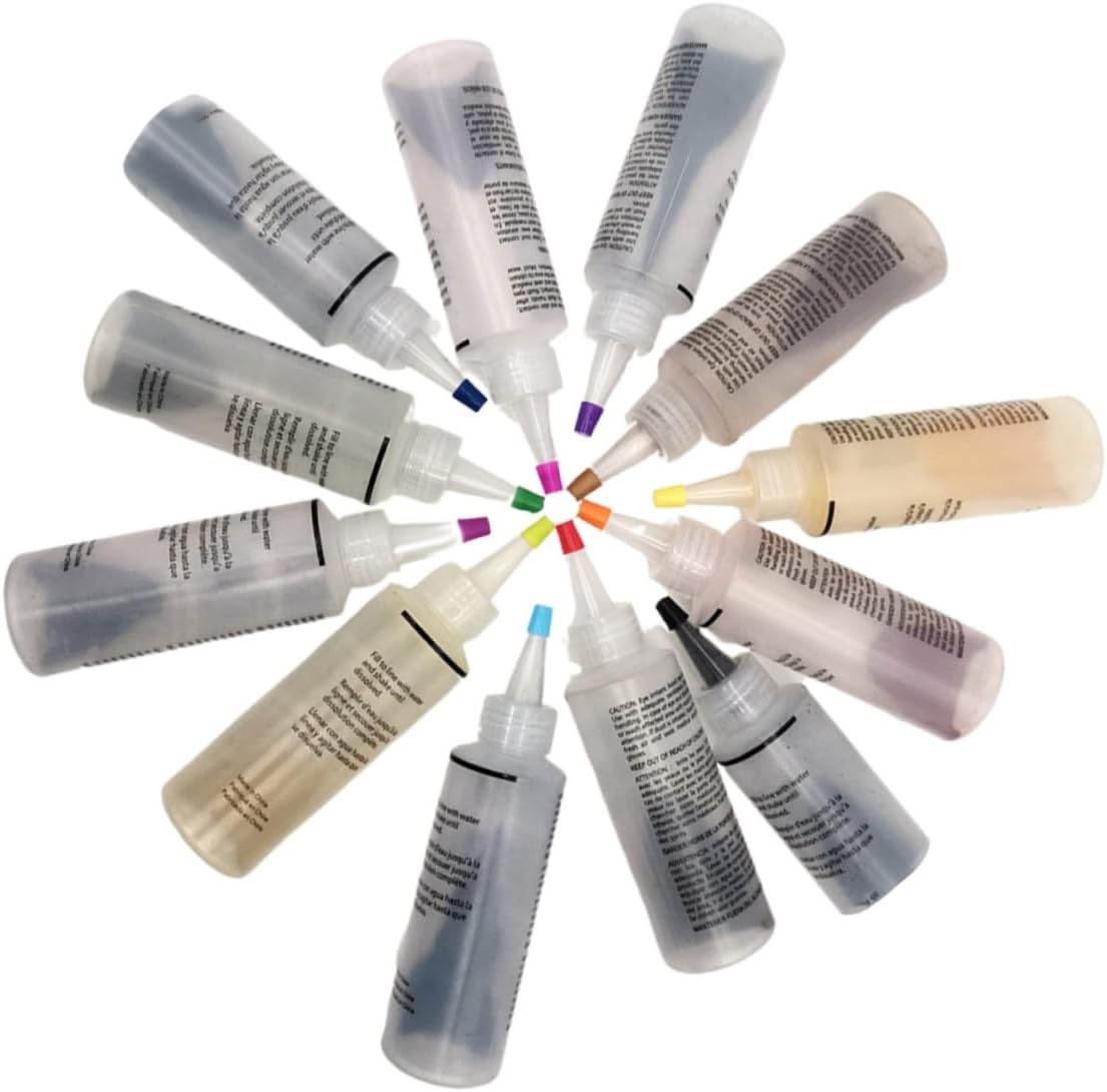Tie Dye Paint Set for Boys and Girls DIY Pigments for Muslin Shoes Non-Toxic Cold Water Solid Pigments for Tie Dye Party