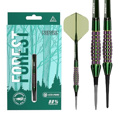CUESOUL Forest-Crocodile 21g Dart Set with OTO Dart Point System