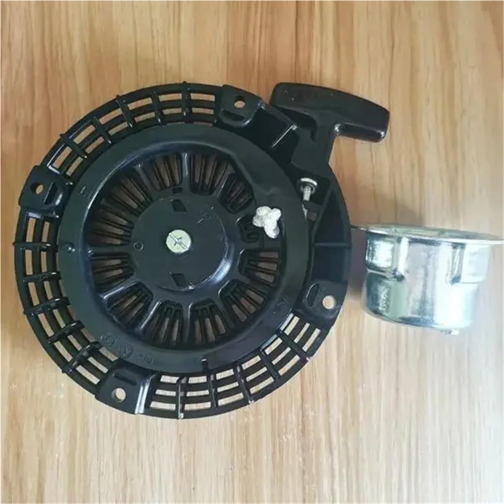 Cubierta de Arranque de Retroceso, Varilla de Acero Curvada Apta for Motor R EX27 EX30 9.0HP, Arranque por Cuerda, Mango de Cuerda de Resorte de rebobinado(NO Cup)