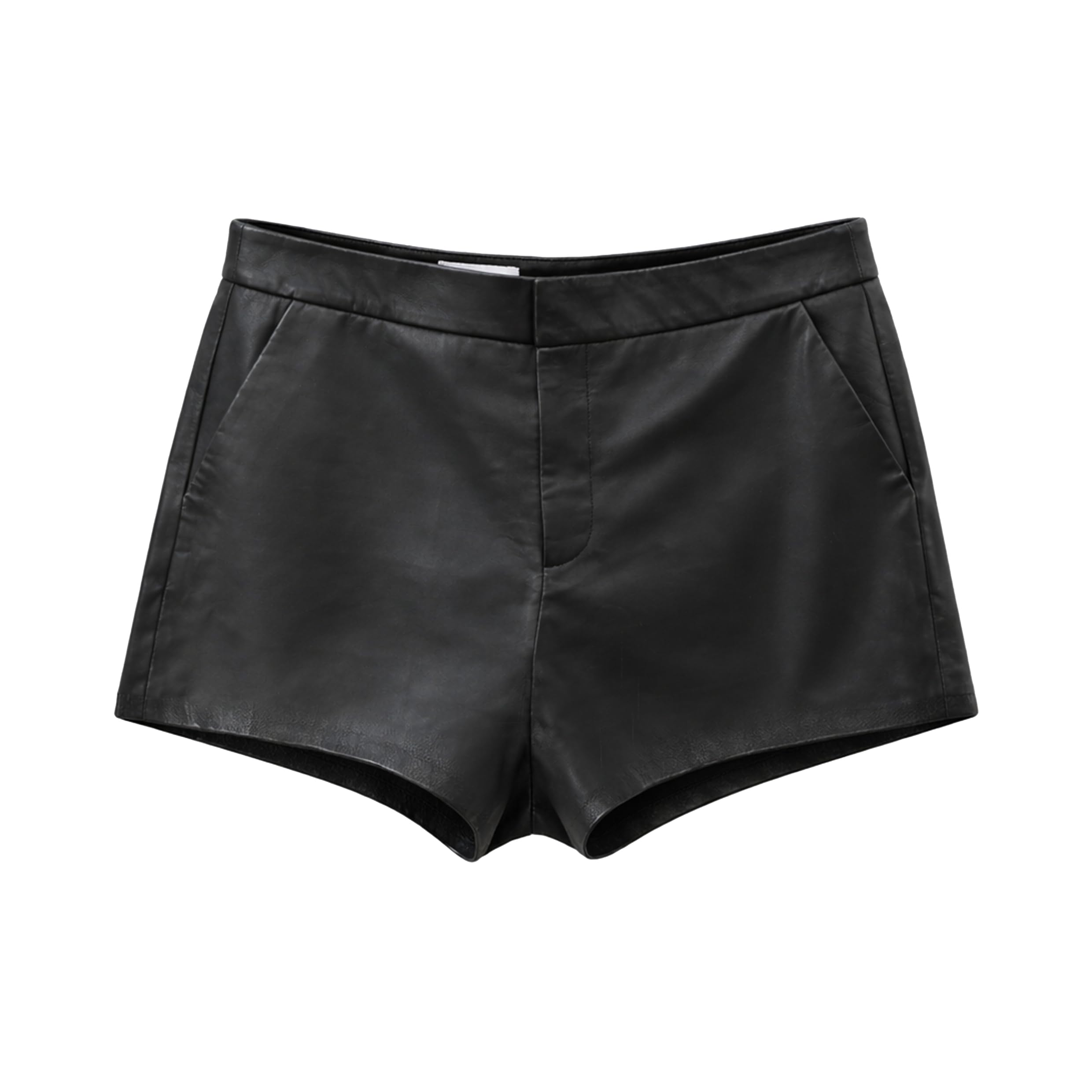 Zerimar Pantalon Corto de Cuero para Mujer, Diseño Elegante,Prenda de fabricacion Artesanal de Piel Natural