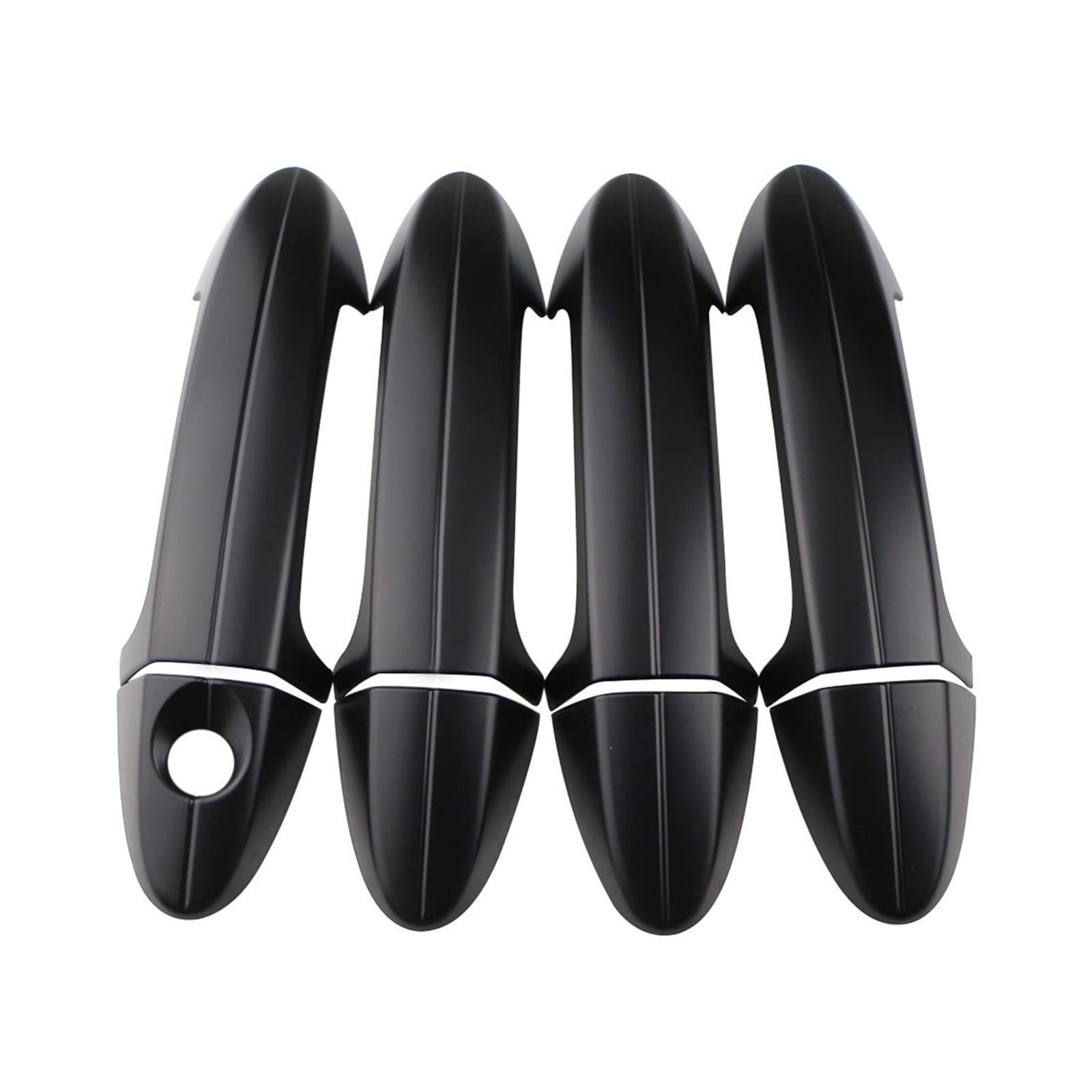 Ytdhfdgj Common 1 Hole 1 Car Door Handle Cover Trim For Ford For Fiesta Mk7 2009 2010 2011 2012 2013 (Common 1 Hole 1)