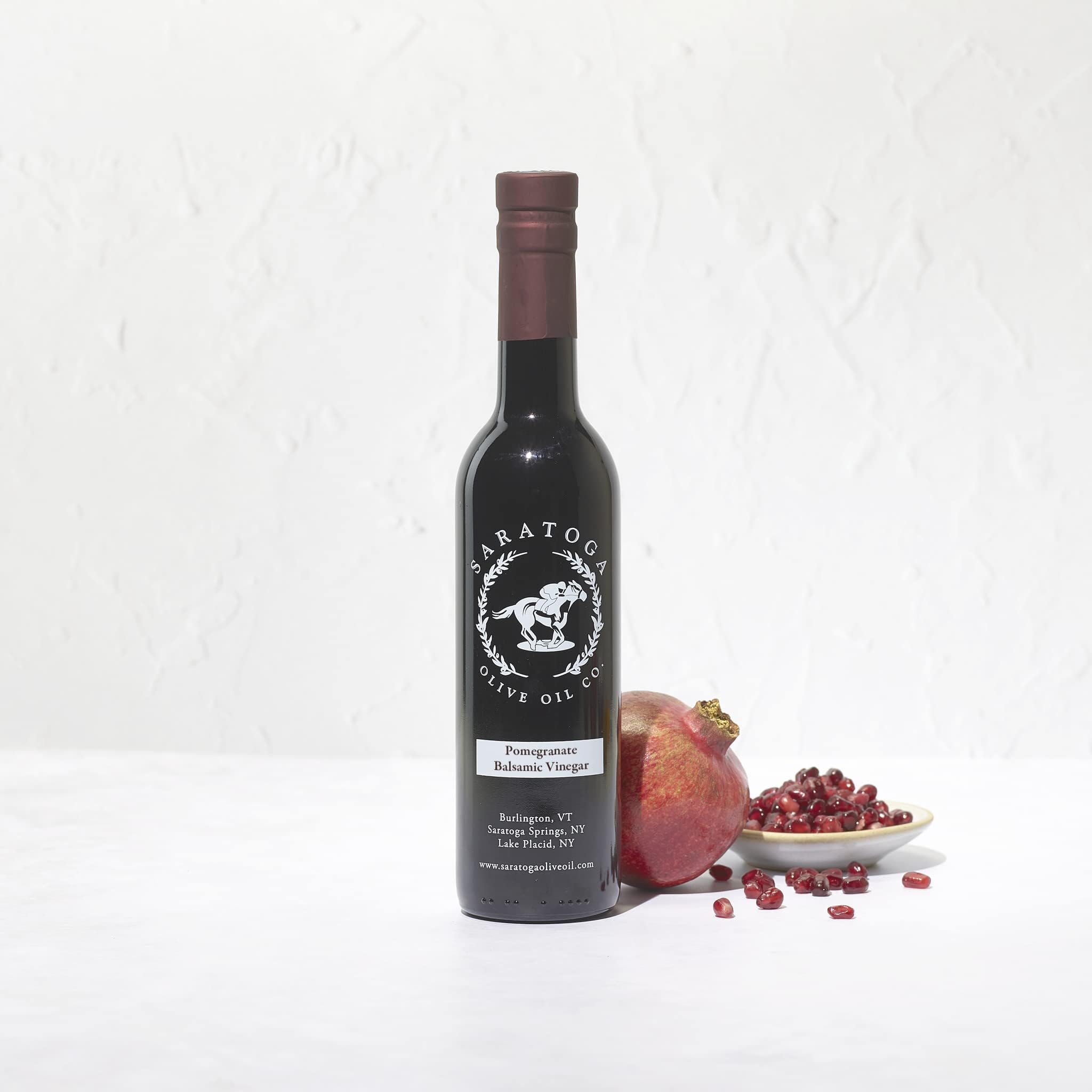 Saratoga Olive Oil Company Pomegranate Dark Balsamic Vinegar 200ml (6.8oz)