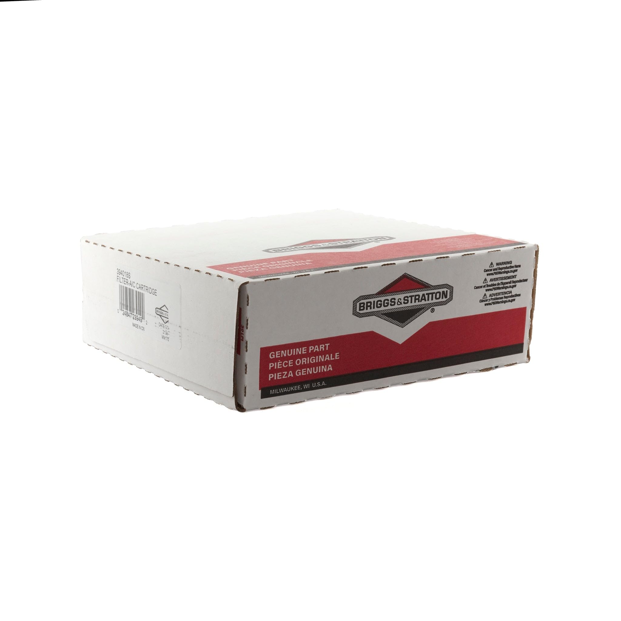 Briggs and Stratton 4135 491588S - Cartuchos de filtro de aire (4 unidades, repuesto original)