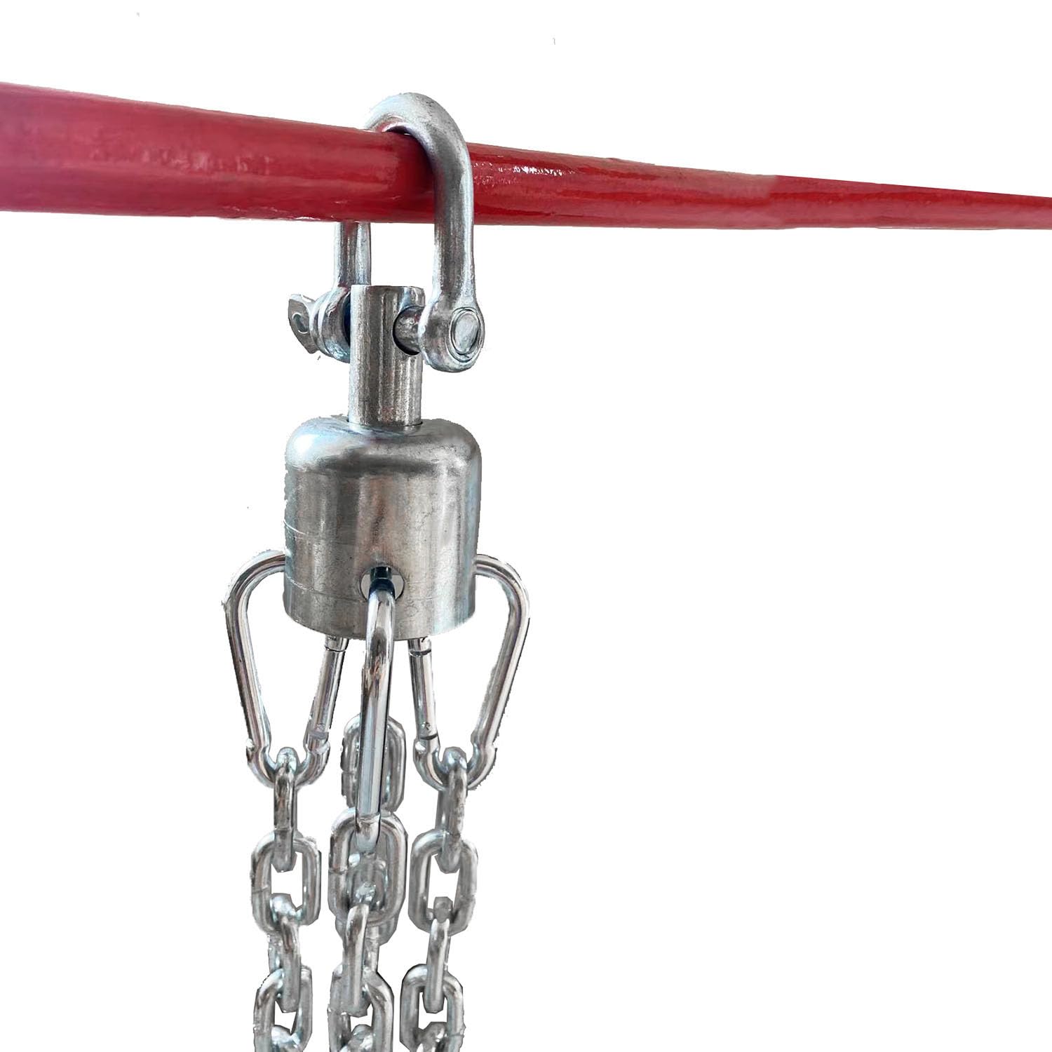 heyous Gancio per sacco di sabbia (grande) in acciaio inox, per sparring, boxe, alpinismo, ganci a molla per sacchi pesanti, palestra, altalena, trapezio e amache