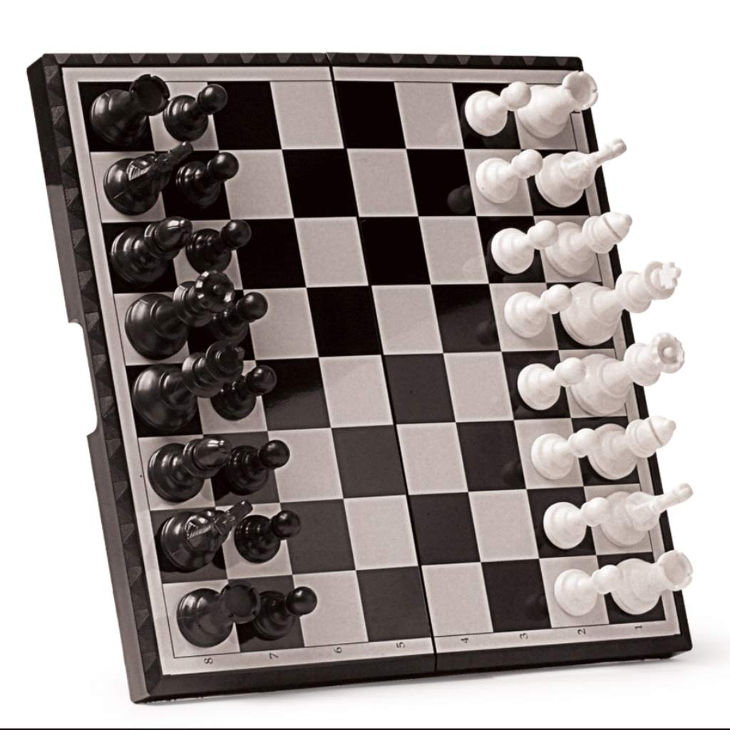 MAIES Chess Set Magnetic Chess Set Extra Large Plastic International Chess Set Travel Chess Set with Folding Chess Board for Kids and Adults International Chess