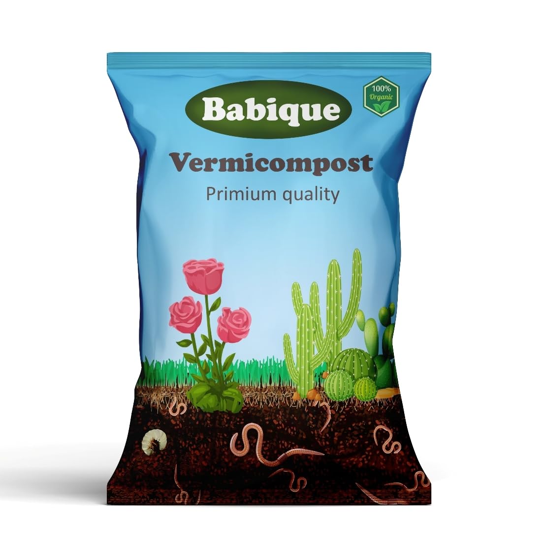 Babique Cow Manure Vermicompost, Organic & Natural Plant Nutrient for Home Gardens and Potting Mix- 5 Kg (B0CX1WHR88) Amazon Price History, Amazon Price Tracker