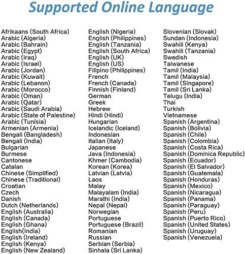 Language Translator Languages Portable Translation Image