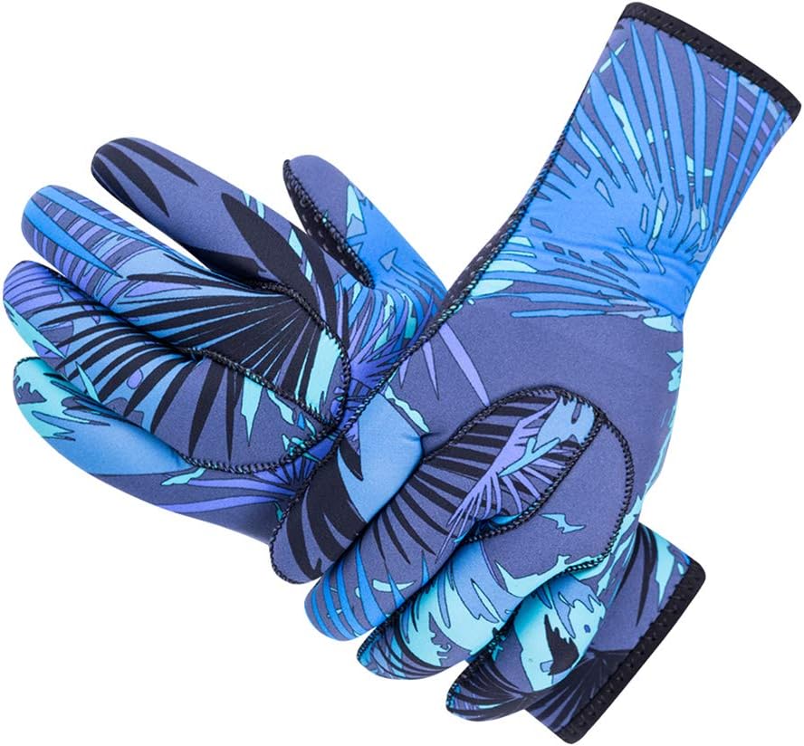 Neoprene Wetsuit Gloves Diving Scuba Gloves for Women Men Kids, 3MM Sailing Thermal Gloves Comfortable Protection for Kayaking Paddling Snorkeling Swimming Surfing Spearfishing