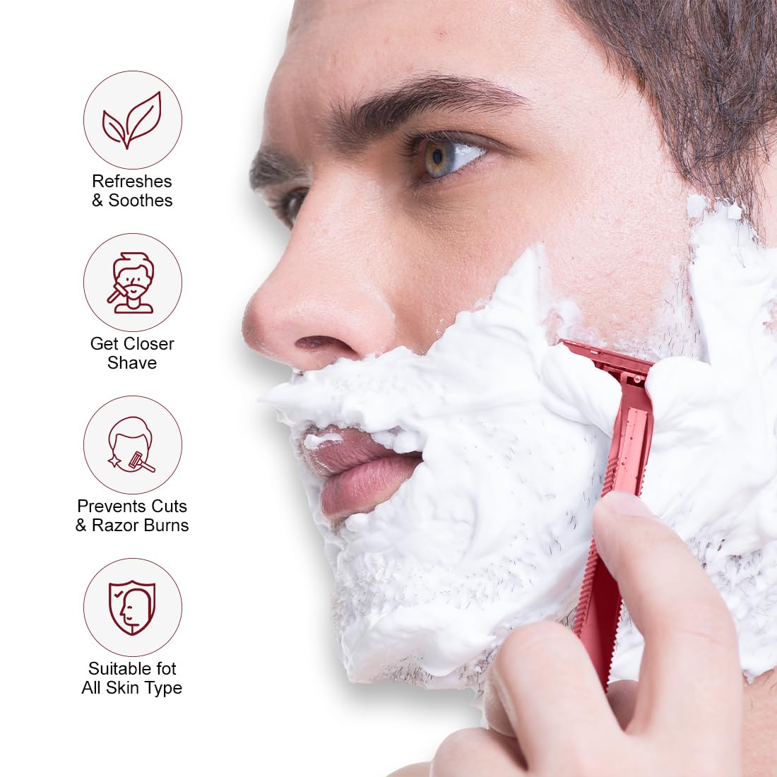 PABLO Shaving Foam For Men Regular | Shaving Foam For Sensitive Skin | Upto 100 Shaves | 400ml (33% Extra) 3