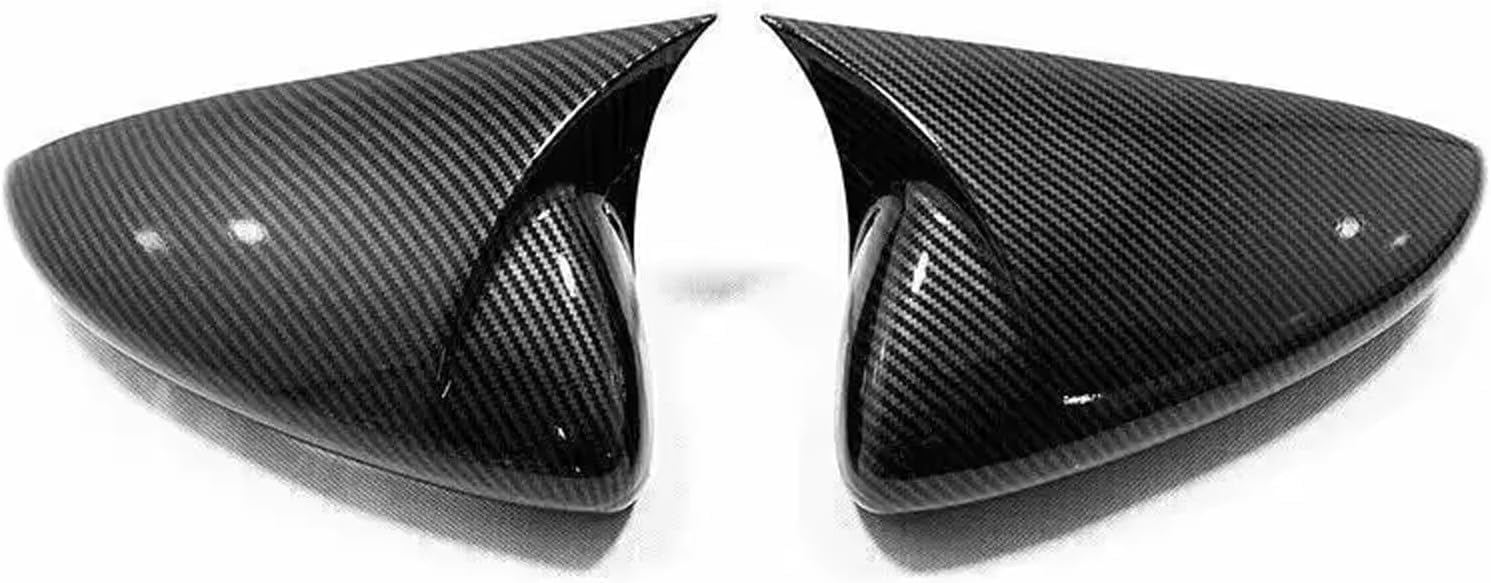 XJPGHA Wing Mirror Covers Caps for Mazda CX-50 CX50 2022-2024, Sturdy Durable Cover Housing Door Mirror Vehicle Accessory Rearview Side Covers,Carbon Fiber Texture