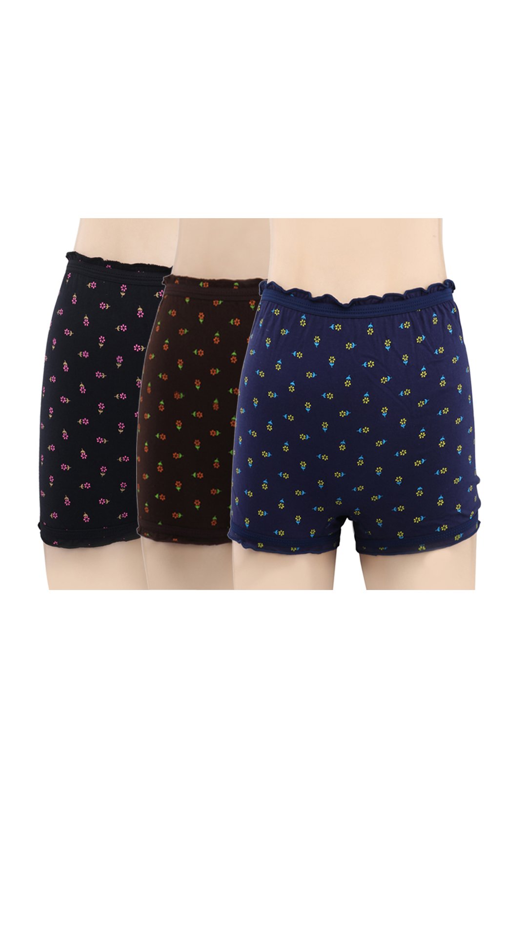 Women's Cotton Hosiery Bloomer Pack of 3-image-33