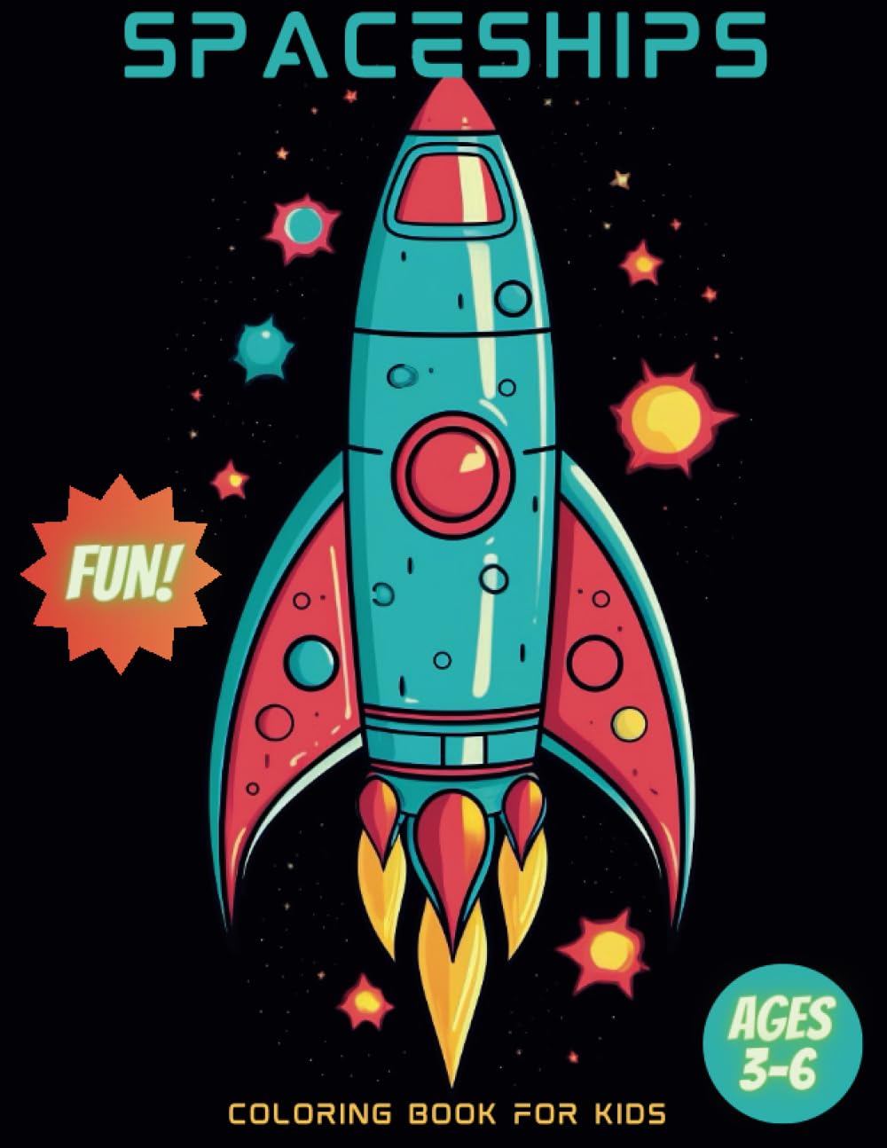 Spaceships: Embark on a Cosmic Coloring Journey!