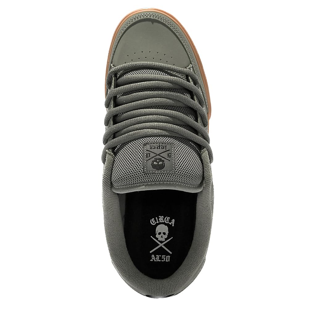 C1RCA Lopez 50 Scarpe AL50 Sportive Skateboard Unisex Vegana Grey Gum Synthetic Prodotto Originale Garantito