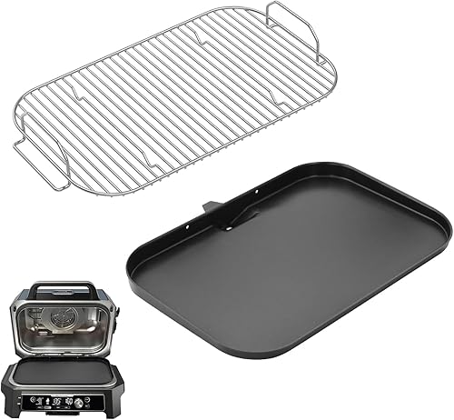 Miniatura 8 de Placa de parrilla antiadherente para Ninja AG301 AG300 AG400, piezas de repuesto de plancha para parrilla Ninja Foodi AG300C, AG301C, AG302, IG301A,