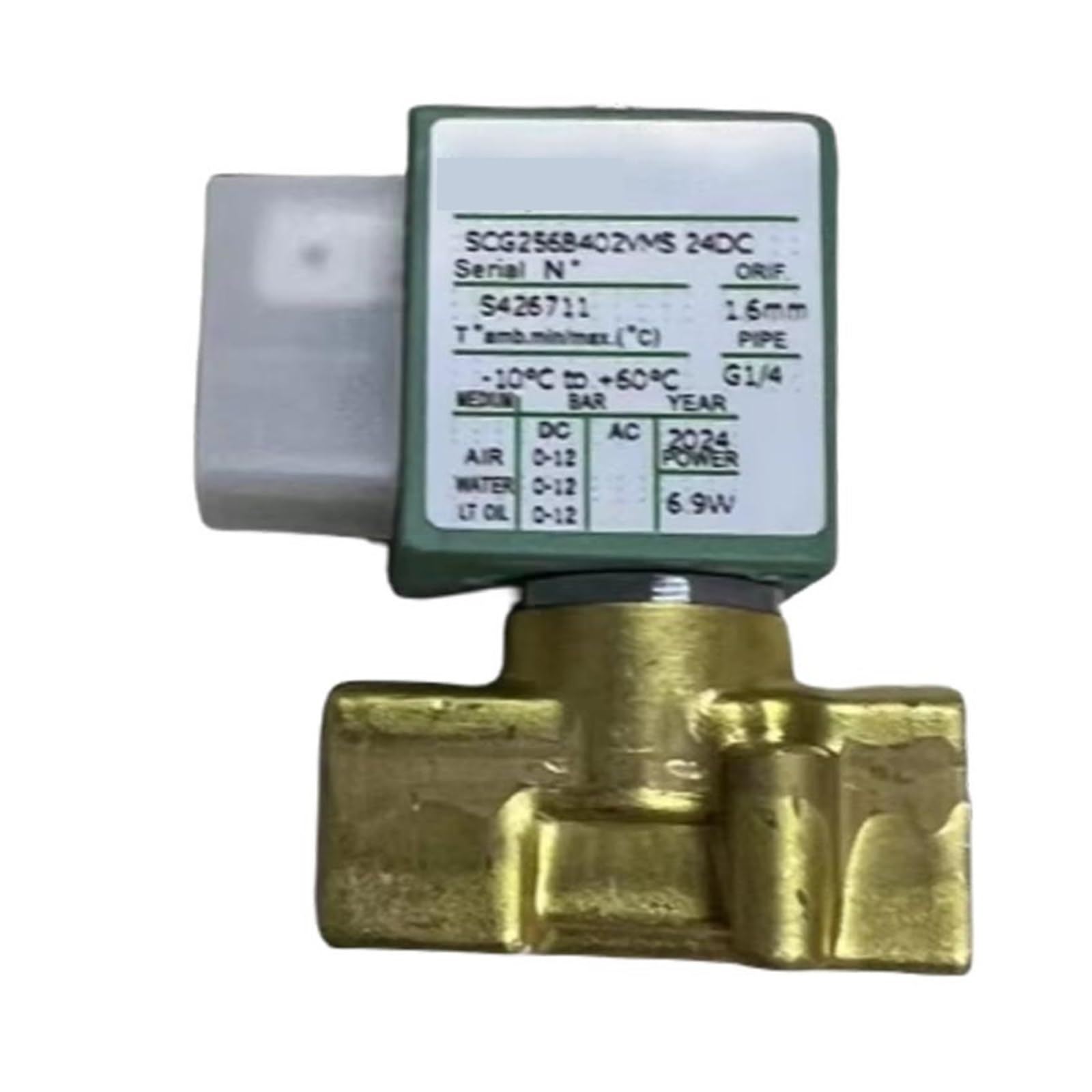 NVSFZGIYG SCG256B402VMS Solenoid Valve 24VDC