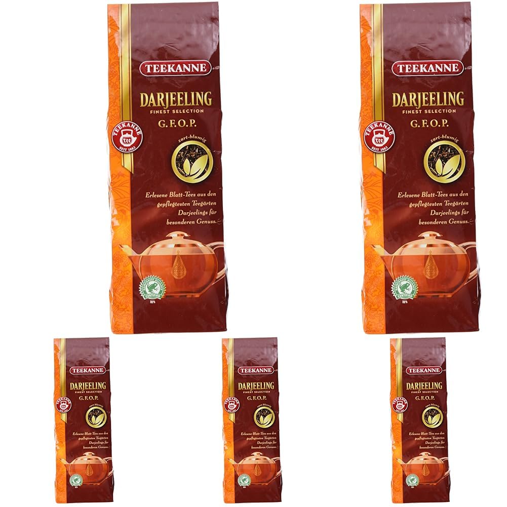 Teekanne Darjeeling - 250 g (Packung mit 5)