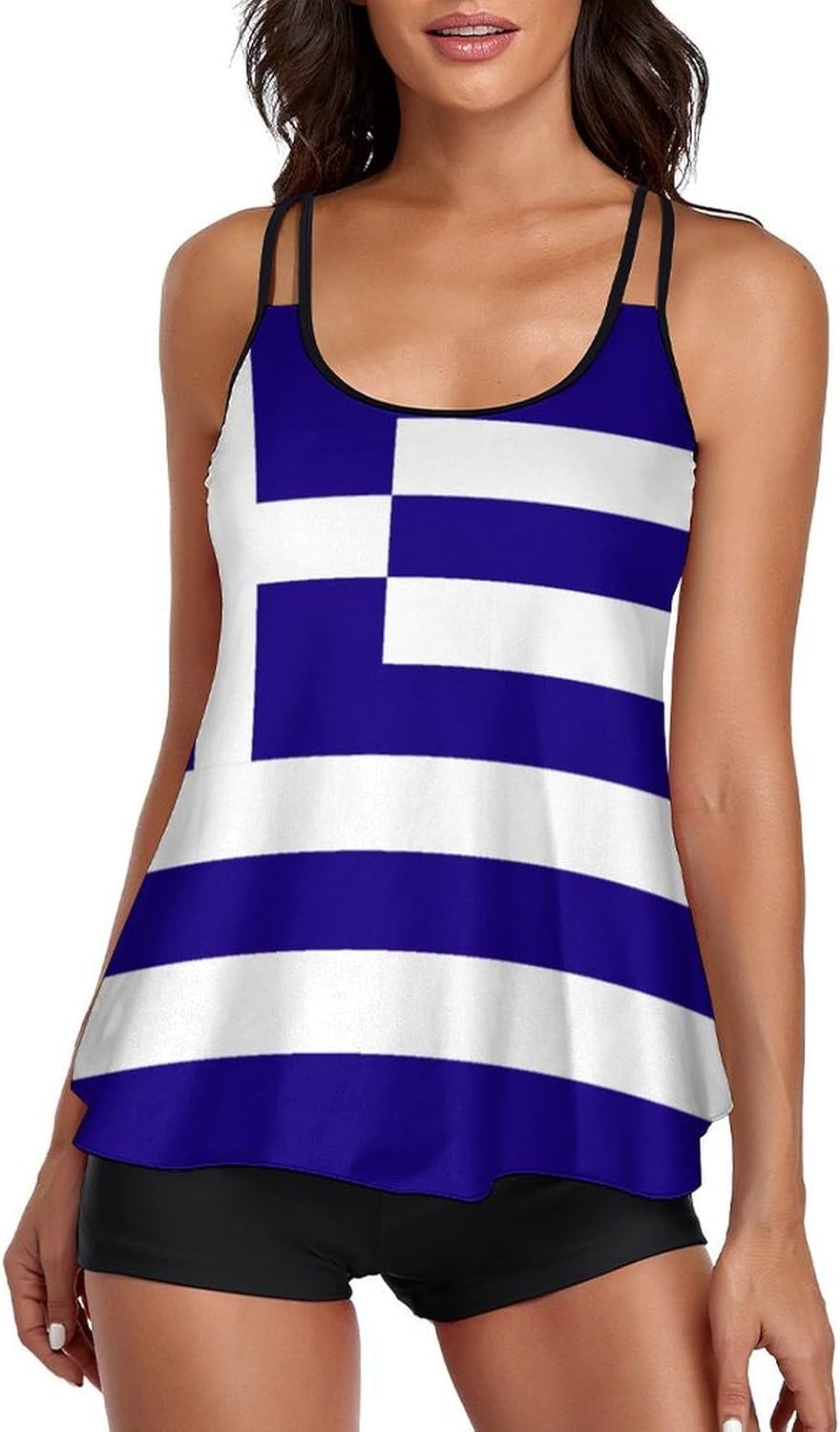 Women's Swimsuit Guam Flag Two-Piece Swimwear Sets Swimsuits