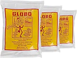 Biscoito Globo Rio de Janeiro, Doce, 3 Pacotes 30g