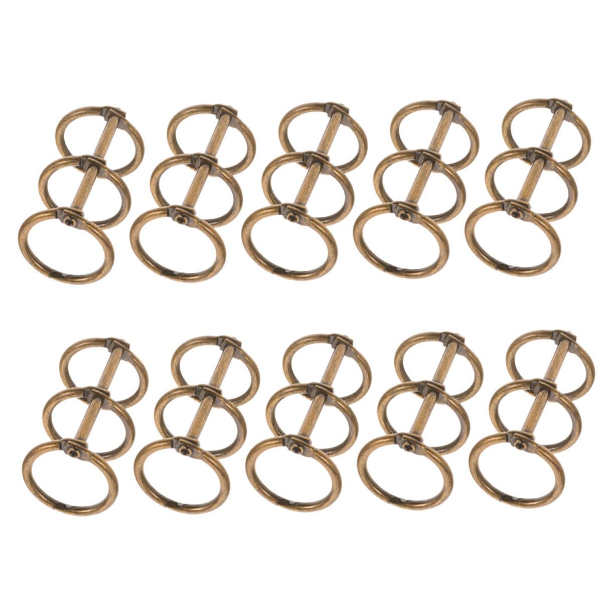 SHINEOFI 50pezzi Raccoglitori Metallici Per Scrapbooking Fissaggio Facile Design Adatti Per Studenti e Insegnanti Colore Per Album e Documenti
