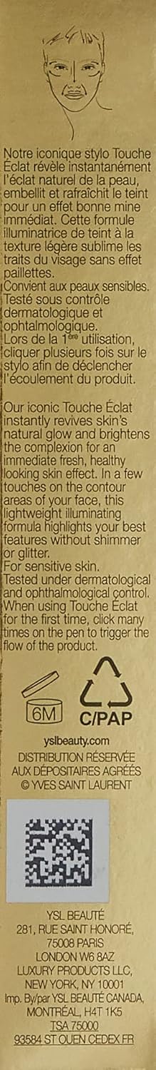 Yves Saint Laurent Radiant Touch, No. 2.5 Luminous Vanilla, 0.1 Ounce - Image 3