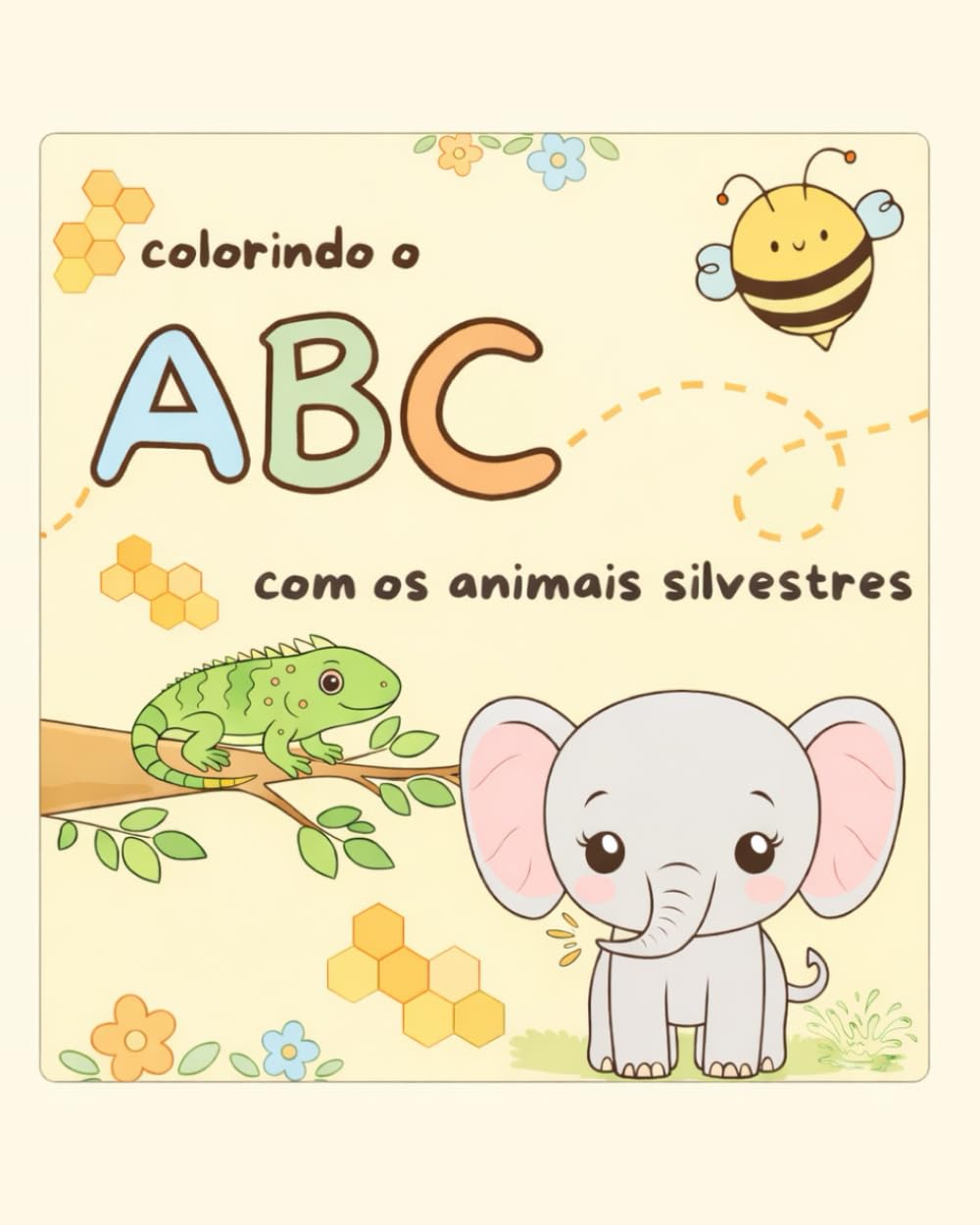 Colorindo o ABC com os animais silvestres