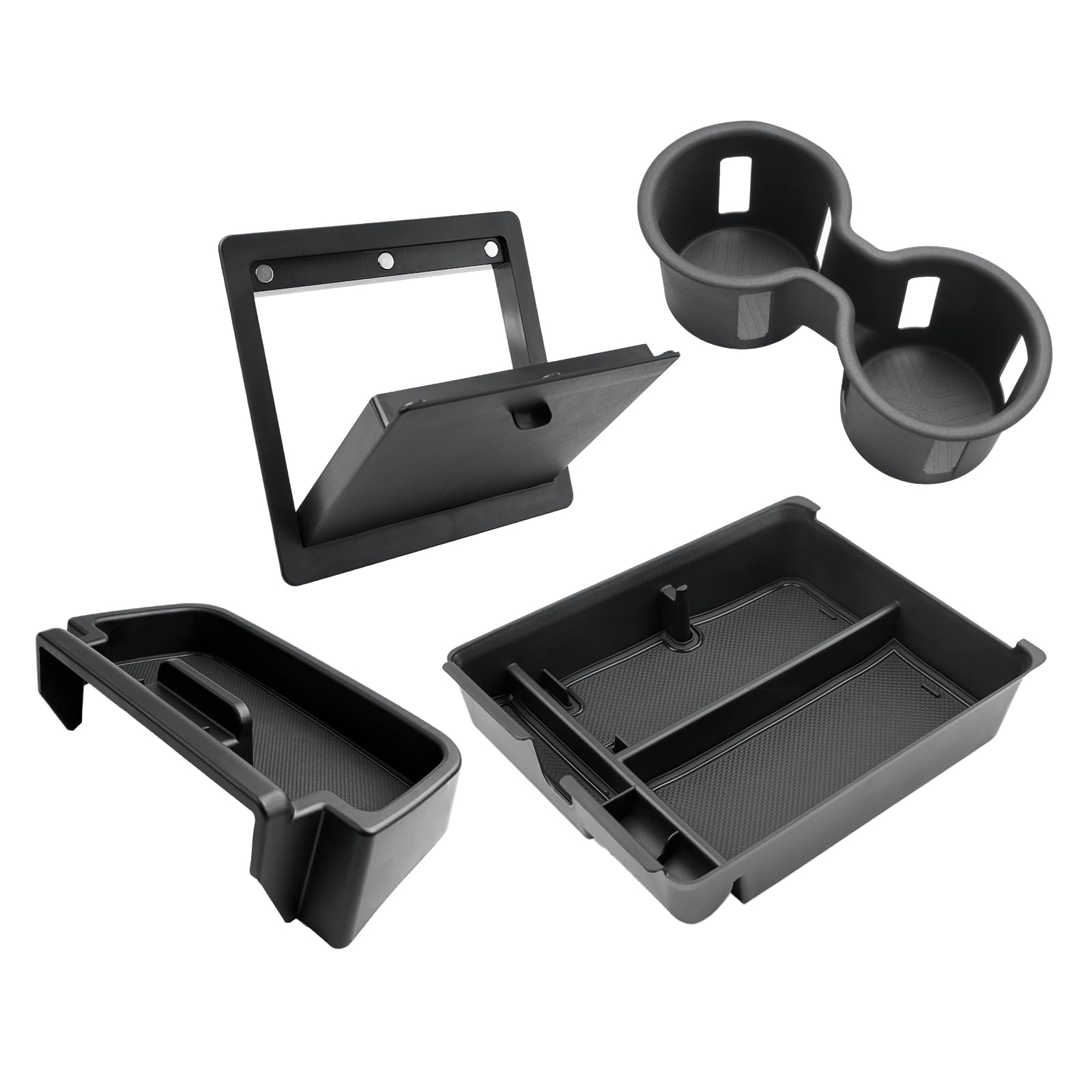 CDEFG 4Pcs for 2023-2025 Honda Pilot Center Console 9" Screen Organizer